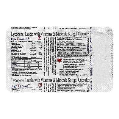 Eyetamin Capsule 10'S - Supplements-Vit