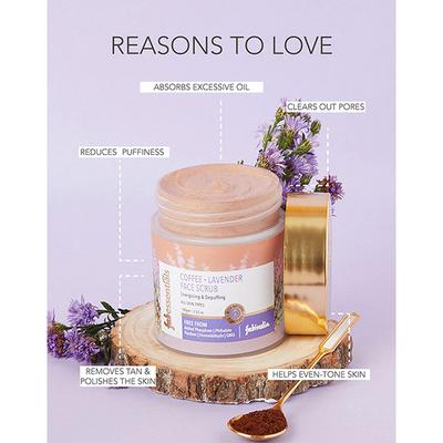 Fabessentials Coffee Lavender Face Scrub 100 gm - Face Scrubs