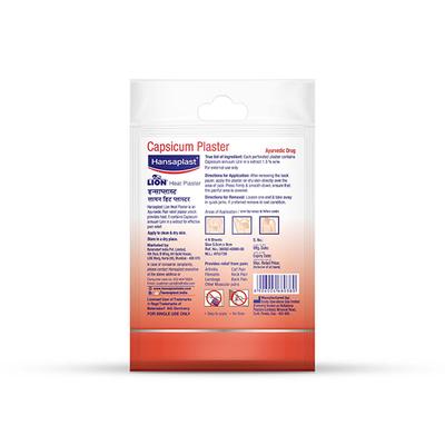 Hansaplast Lion Heat Plaster 4's - Bandages