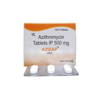AZIZAP Tablet 3's - Bacterial Infections-Mac