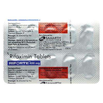 RIFORTE 400 Tablet 10's - Bacterial Infections-OAB