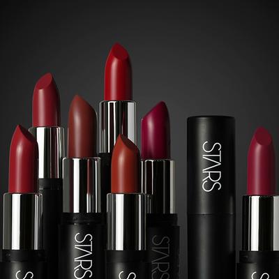 Star's Cosmetics Lush Lips Lipstick Light Weight, Long Lasting, Matte Finish (No.4 Burnt Rose) 4.2 gm - Lipsticks