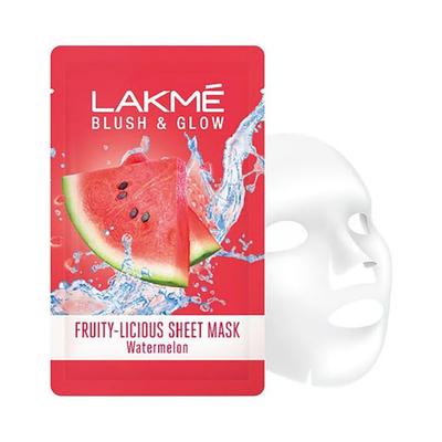 Lakme Blush & Glow Watermelon Sheet Mask 25 Ml - Sheet Masks