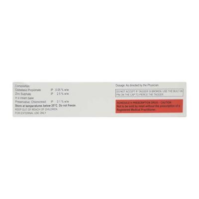 Zincoderm Cream 15gm - Skin Infections-Toc