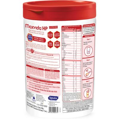 Maxvida High Protein Powder - Vanilla Flavour (Jar) 375 g - Protein Drink