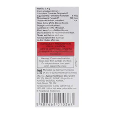 FORMONIDE 400 CFC FREE WITH DOSE COUNTER 120md Inhaler 7.2g - Asthma/COPD-Ast