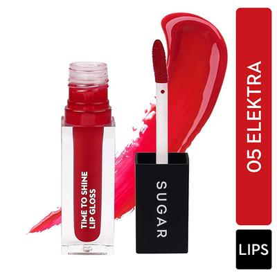 SUGAR Cosmetics Time To Shine Lip Gloss - 05 Elektra 4.5 gm - Lip Glosses