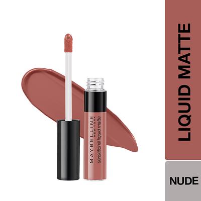 Maybelline New York Sensational Liquid Matte Lipstick 09, Truly Mlbb 7 gm - Liquid Lipsticks