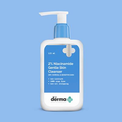 The Derma Co. 2% Niacinamide Oily Skin Cleanser for Sensitive, Oily and Combination Skin 125 ml - Face Wash & Cleansers