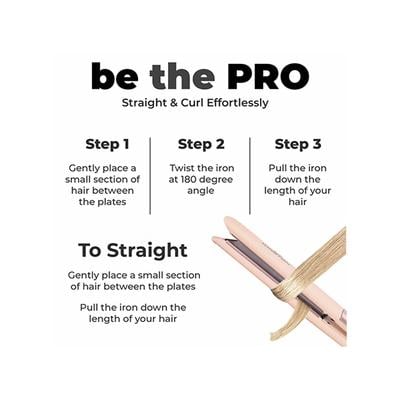 Winston Corded Hair Straightener Temperature Setting Tourmaline 1's - Straighteners