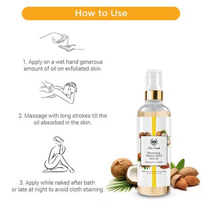 Seer Secrets Revitalising Vitamin D3 & E Oil 100 ml - Pain Relief Oil