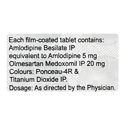 OLMAT AM 20 Tablet 15's - Hypertension-Ang
