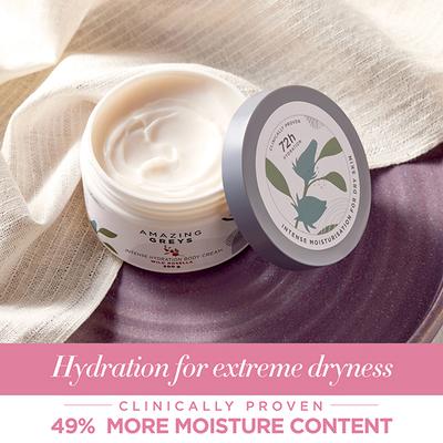 Amazing Greys Intense Hydration Body Cream Deeply Moisturizing 200 gm - Creams/Oils/Lotions