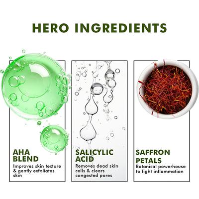 Conscious Chemist AHA & BHA Exfoliating Oil Control Face Mask for Acne Prone Skin & Uneven Texture 50 gm - Face Mask