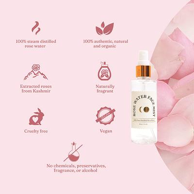 Dromen & Co Pure Rose Water Face Misturiser 100 ml - Face Moisturizers