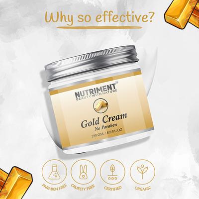 Nutriment Gold Cream All Skin Type 250 gm - Lotions & Creams