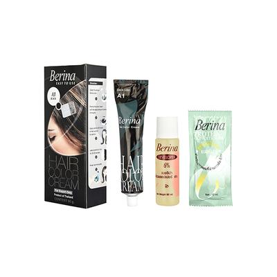 Berina A1 Black Hair Color Cream 60 gm - Crème
