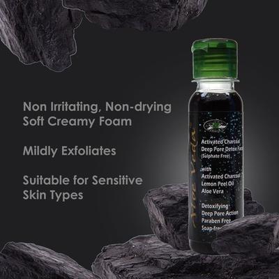 Aloe Veda Deep Pore Detox Face Wash - Activated Charcoal 100 ml - Face Wash & Cleansers