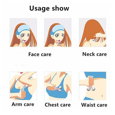 Beautiliss Professional 3D Manual Roller Face body massager golden 1's - Massagers