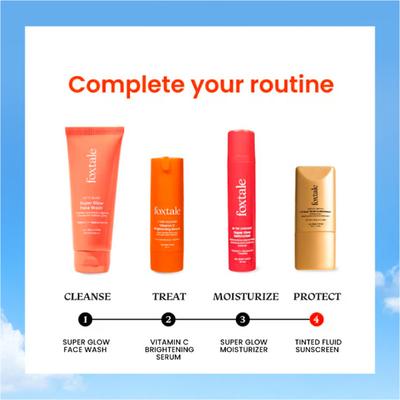 Foxtale Perfect Match Tinted Fluid Susncreen (Caramel) 50 ml - Body Sunscreen