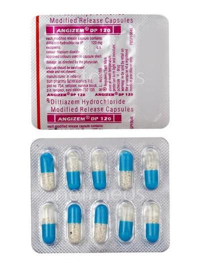 Angizem DP 120mg Capsule 10'S - Angina