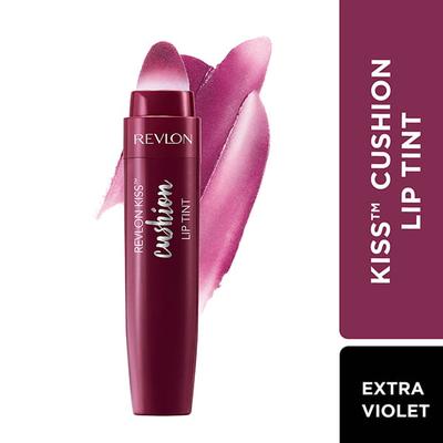 Revlon Kiss Cushion Lip Tint - Extra Violet 4.4 Ml - Lip Stains & Tints