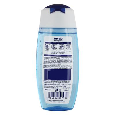 Nivea Shower Gel - Fresh Pure 125 ml - Shower Gels & Body Wash