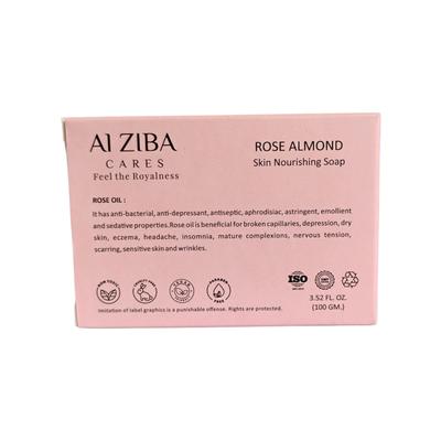Alziba Cares Soap - Rose Almond 100 g - Soaps