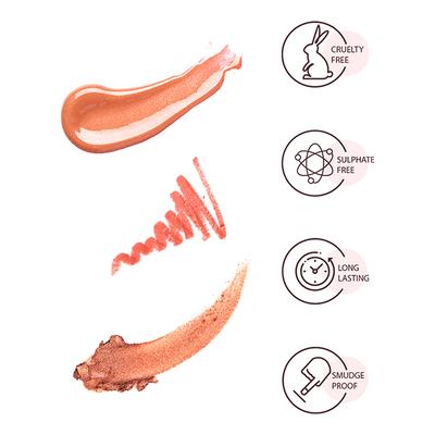 Star Struck by Sunny Leone Stardust Lip Kit Lipstick and Lip Gloss and Lip Liner 3's - Lipsticks