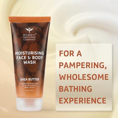 Bombay Shaving Company Shea Butter Moisturising Face & Body Wash 200 ml - Shower Gels & Body Wash