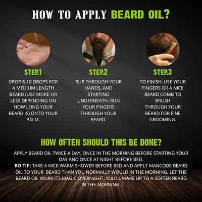 Mancode Beard Oil -Patchouli 60 ml - Beard Oil