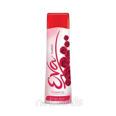 Eva Perfumed Talc - Sweet-Exotic Rose 100 gm - Talcum Powders