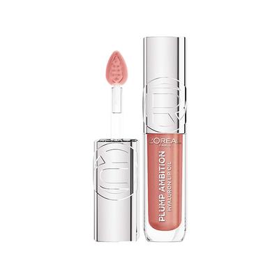 L'Oreal Paris Plump Ambition Hyaluron Lip Oil- 650 Nude Macaron- Plumping Lip Oil 5 ml - Liquid Lipsticks