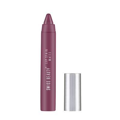 Swiss Beauty Lip Stain Matte Longwear Rich Colour Payoff Fuchsia Pink 3.4gm - Lipsticks