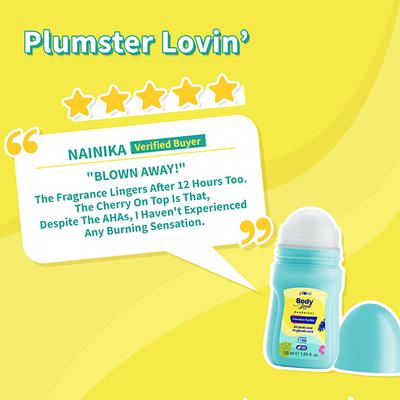 Plum Bodylovin Hawaiian Rumba Deodorant Roll-On, 48 Hour Odor Control 50 ml - Deodorants/Roll-Ons