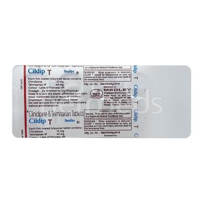 Cildip T Tablet 10'S - Hypertension-Ang