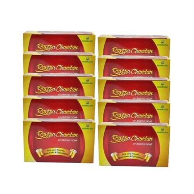 Nagarjuna Raktha Chandan Soap (Pack of 10 X 75g) 1's - Speciality Medicines