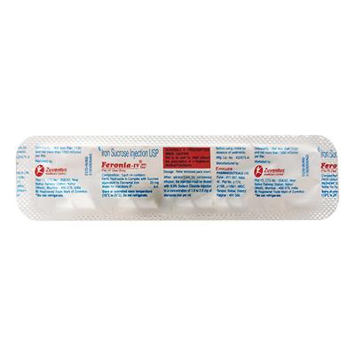 Feronia IV 100 Injection 5ml - Iron Supplement/Anaemia-Vma