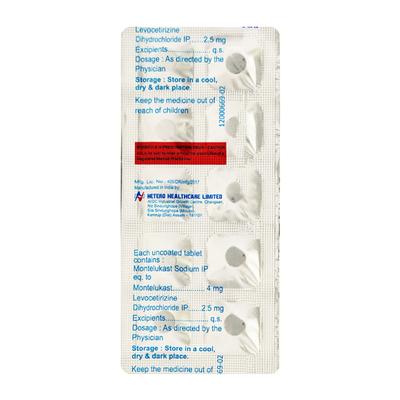 Levocet M Kid Tablet 10'S - Allergies-Ant