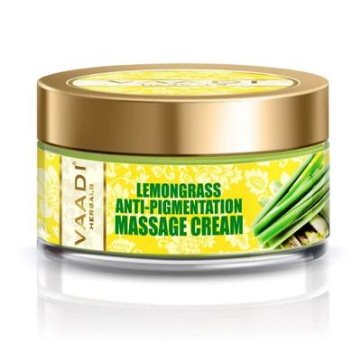 Vaadi Herbals Anti-Pigmentation Massage Cream - Lemongrass 50 gm - Face Creams