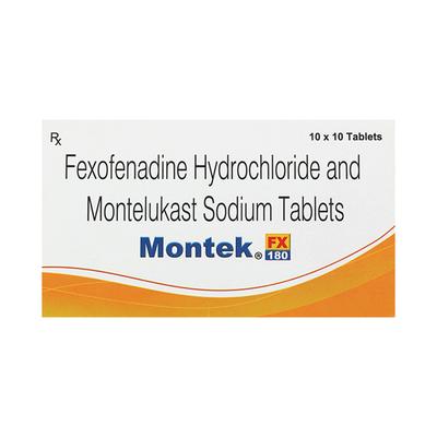 MONTEK FX 180 Tablet 10's - Asthma/COPD-Ast
