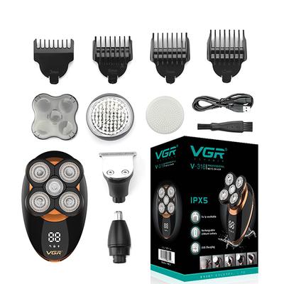 VGR V-316 Trimmer 50 min Runtime 3 Length Settings (Black) 1's - Trimmers