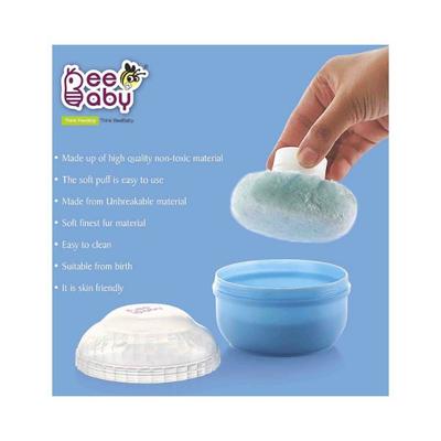 Beebaby Classic Powder Puff for Baby - Blue 1's - Baby Powder