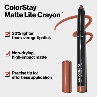 Revlon Colorstay Matte Lite Crayon Clear The Air 1.4 gm - Lip Crayons