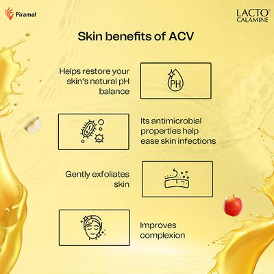 Lacto Calamine Apple Cider Vinegar Foaming Face Wash, Maintains Skin PH Balance for Healthy Skin 150 ml - Face Wash & Cleansers