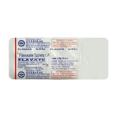 Flavate 200mg Tablet 10'S - Bladder And Prostate Disorders-Dru