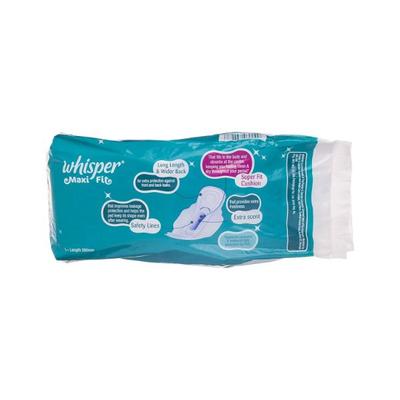 Whisper Maxi Nights Sanitary Pads for Women, Large, 8 Napkins 75 gm - Sanitary Napkins