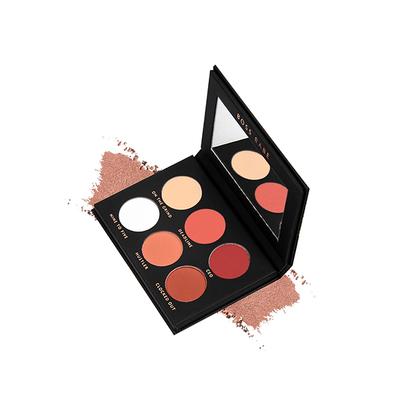 Miss Rose 6 Color Eyeshadow Matte & Glitter Palette 7001 - 017 Z2 20 gm - Face Palettes
