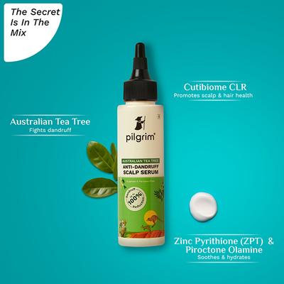 Pilgrim Australian Tea Tree Anti-Dandruff Scalp Serum 100 ml - Hair Serums