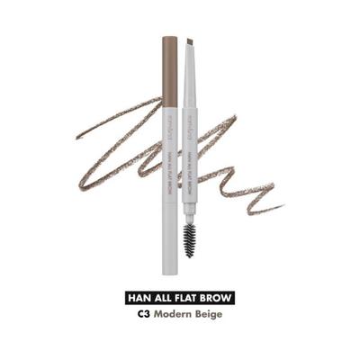Rom&Nd Han All Flat Brow C3 Modern Beige 0.17 gm - Eyebrow Pencils & Enhancers